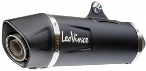 Leovince uitlaat zwart YAMAHA X-MAX 300 TECH MAX 2021> met katalysator