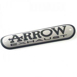 Arrow aluminium uitlaatschildje