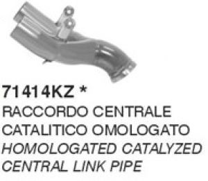 Arrow Linkpipe met E-keur voor KTM 950 SM 2006-2009