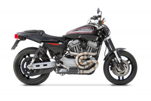 Zard Uitlaatdemper Titanium rond / Uitlaatbocht Titanium volledig systeem 2-1 Harley Davidson XR 1200