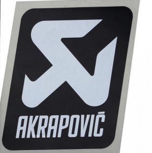 Akrapovic P-VST17AL hittebestendige sticker 75x70mm