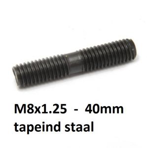 Tapeind draadeind M8x40 mm staal studs
