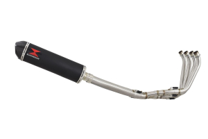 BWE Volledig systeem "high level" Zwart RVS Ovaal 400mm voor CBR650F 2014 - 2020