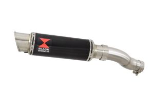 BWE Slip-On Zwart RVS Rond 230mm voor CMX 500 REBEL 2017-2019