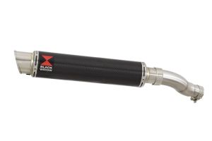 BWE Slip-On Carbon Rond 350mm voor CMX 500 REBEL 2017-2019