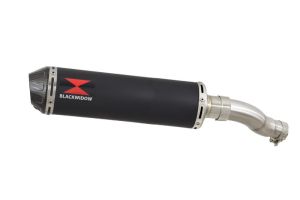 BWE Slip-On Zwart RVS Rond 370mm voor CMX 500 REBEL 2017-2019