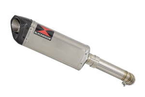 BWE Slip-On RVS Tri-Oval 300mm voor DL1000 V STROM en XT 2014-2019 geen koff