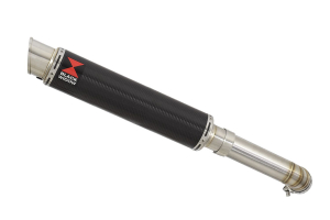 BWE Slip-On Carbon Rond 350mm voor DL1000 V STROM en XT 2014-2019 geen koff