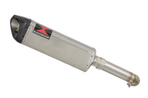 BWE Slip-On RVS Tri-Oval 350mm voor DL1000 V STROM en XT 2014-2019 geen koff