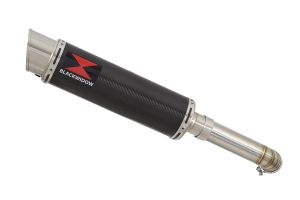 BWE Slip-On Carbon Rond 360mm voor DL1000 V STROM en XT 2014-2019 geen koff