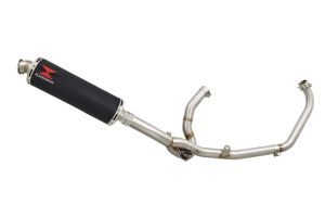 BWE Volledig systeem Zwart RVS Rond 400mm voor SUZUKI DL650 V-STROM 2017-2024