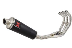 BWE Volledig systeem Zwart RVS Ovaal 400mm voor FZ-09 / FZ09 Tracer 2013-2020