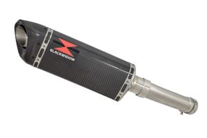 BWE Slip-On Carbon Tri-Oval 300mm voor FZ8 FZ8N FZNS FZ8 Fazer 8 RN25 2010-2016