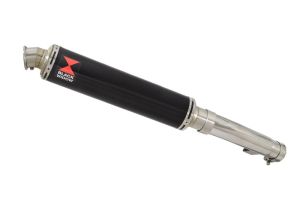 BWE Slip-On Zwart RVS Rond 350mm voor FZS600 Fazer 1998-2003