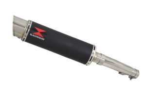 BWE Slip-On Zwart RVS Rond 360mm voor FZS600 Fazer 1998-2003
