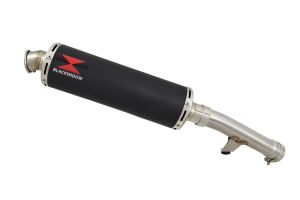 BWE Slip-On Zwart RVS Rond 400mm voor GSF1250 Bandit 07-16 (Water Cooled)