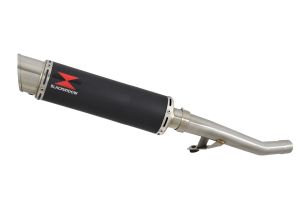 BWE Slip-On Zwart RVS Rond 360mm voor Bandit Oil Cooled-GSF1200 1996-2007-G