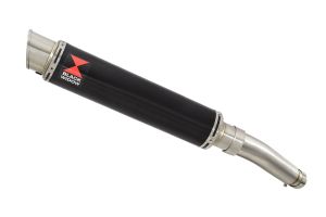 BWE Slip-On Zwart RVS Rond 350mm voor GSR 750 2011 2012 2013 2014 2015 2016