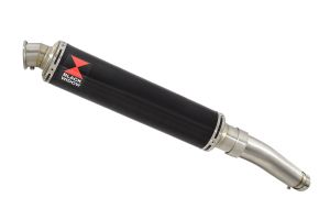 BWE Slip-On Zwart RVS Rond 350mm voor GSR 750 2011 2012 2013 2014 2015 2016