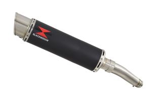 BWE Slip-On Zwart RVS Rond 360mm voor GSR 750 2011 2012 2013 2014 2015 2016