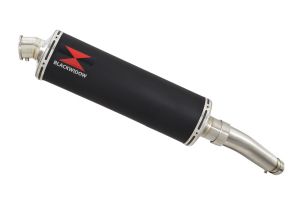 BWE Slip-On Zwart RVS Ovaal 400mm voor GSR 750 2011 2012 2013 2014 2015 2016