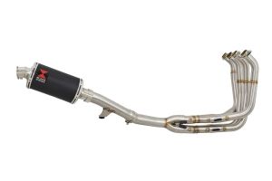 BWE Volledig systeem Zwart RVS Ovaal 230mm voor GSX650F 2007-2016 (Water Cooled)