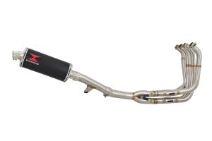 BWE Volledig systeem Zwart RVS Ovaal 300mm voor GSX650F 2007-2016 (Water Cooled)