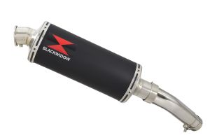 BWE Slip-On Zwart RVS Rond 300mm voor GSX-S1000 & GSX-S 1000 F 2015-2020 (Nake