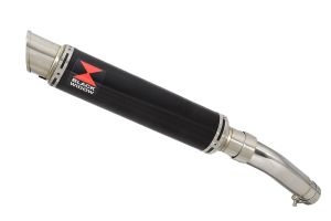 BWE Slip-On Zwart RVS Rond 350mm voor GSX-S1000 & GSX-S 1000 F 2015-2020 (Nake