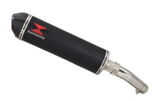 BWE Slip-On Zwart RVS Ovaal 400mm voor GSX-S1000 & GSX-S 1000 F 2015-2020 (Nake