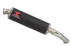 BWE Slip-On Carbon Ovaal 400mm voor GSX-S1000 & GSX-S 1000 F 2015-2020 (Nake