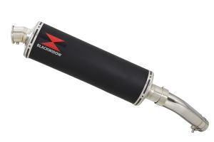 BWE Slip-On Zwart RVS Rond 400mm voor GSX-S1000 & GSX-S 1000 F 2015-2020 (Nake