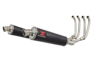 BWE Volledig systeem Zwart RVS Rond 400mm voor GSX1400 K1-K8 2001-2008