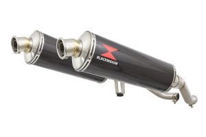 BWE Slip-On Carbon Ovaal 400mm voor GW 250 Inazuma-GW 250 S/F (USA)-GSR 250