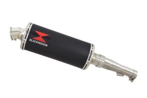 BWE Slip-On Zwart RVS Rond 300mm voor Integra 700 -Integra 750 ook DCT-NC700