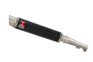 BWE Slip-On Zwart RVS Rond 350mm voor Integra 700 -Integra 750 ook DCT-NC700