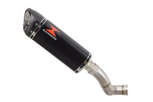 BWE Slip-On Zwart RVS Tri-Oval 300mm voor 690 DUKE & 690 DUKE R 2012-2019