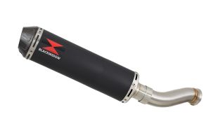 BWE Slip-On Zwart RVS Rond 370mm voor DUKE 790 2018 ->