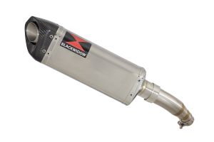 BWE Slip-On RVS Tri-Oval 300mm voor Z125 & Ninja 125 2018-2022