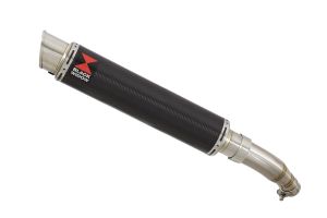 BWE Slip-On Carbon Rond 350mm voor Z125 & Ninja 125 2018-2022