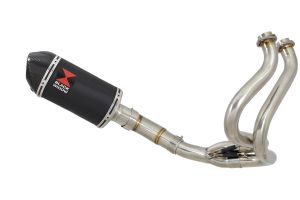 BWE Volledig systeem Zwart RVS Ovaal 200mm voor NINJA 650 2017-2020 ->