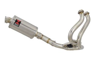 BWE Volledig systeem RVS Ovaal 230mm voor NINJA 650 2017-2020 ->