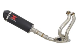 BWE Volledig systeem Zwart RVS Ovaal 300mm voor NINJA 650 2017-2020 ->