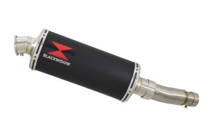BWE Slip-On Zwart RVS Ovaal 300mm voor SFV 650 Gladius 2009-2016