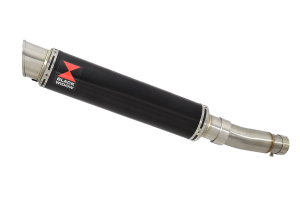 BWE Slip-On Zwart RVS Rond 350mm voor SFV 650 Gladius 2009-2016