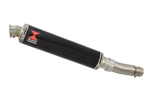 BWE Slip-On Zwart RVS Rond 350mm voor SFV 650 Gladius 2009-2016