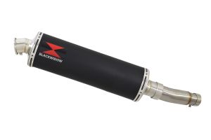 BWE Slip-On Zwart RVS Ovaal 400mm voor SFV 650 Gladius 2009-2016