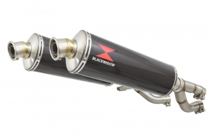 BWE Slip-On Carbon Ovaal 400mm voor V-MAX 1200 1984-2007
