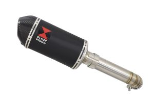 BWE Slip-On Zwart RVS Ovaal 200mm voor V-STROM 1050 2020-V-STROM 1050XT-geen