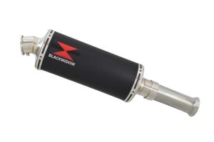 BWE Slip-On Zwart RVS Ovaal 300mm voor VFR750 (RC36) FR FS FT FV 1994 1995 1996